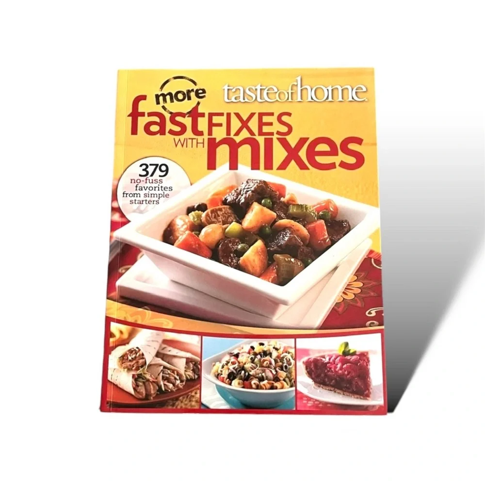 Taste of Home 379 More Fast Fixes with Mixes Cookbook Perfect Gift Condition NWT